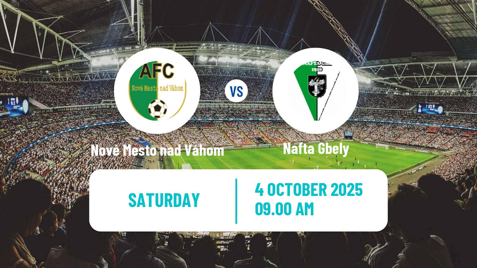 Soccer Slovak 4 Liga West Nové Mesto nad Váhom - Nafta Gbely
