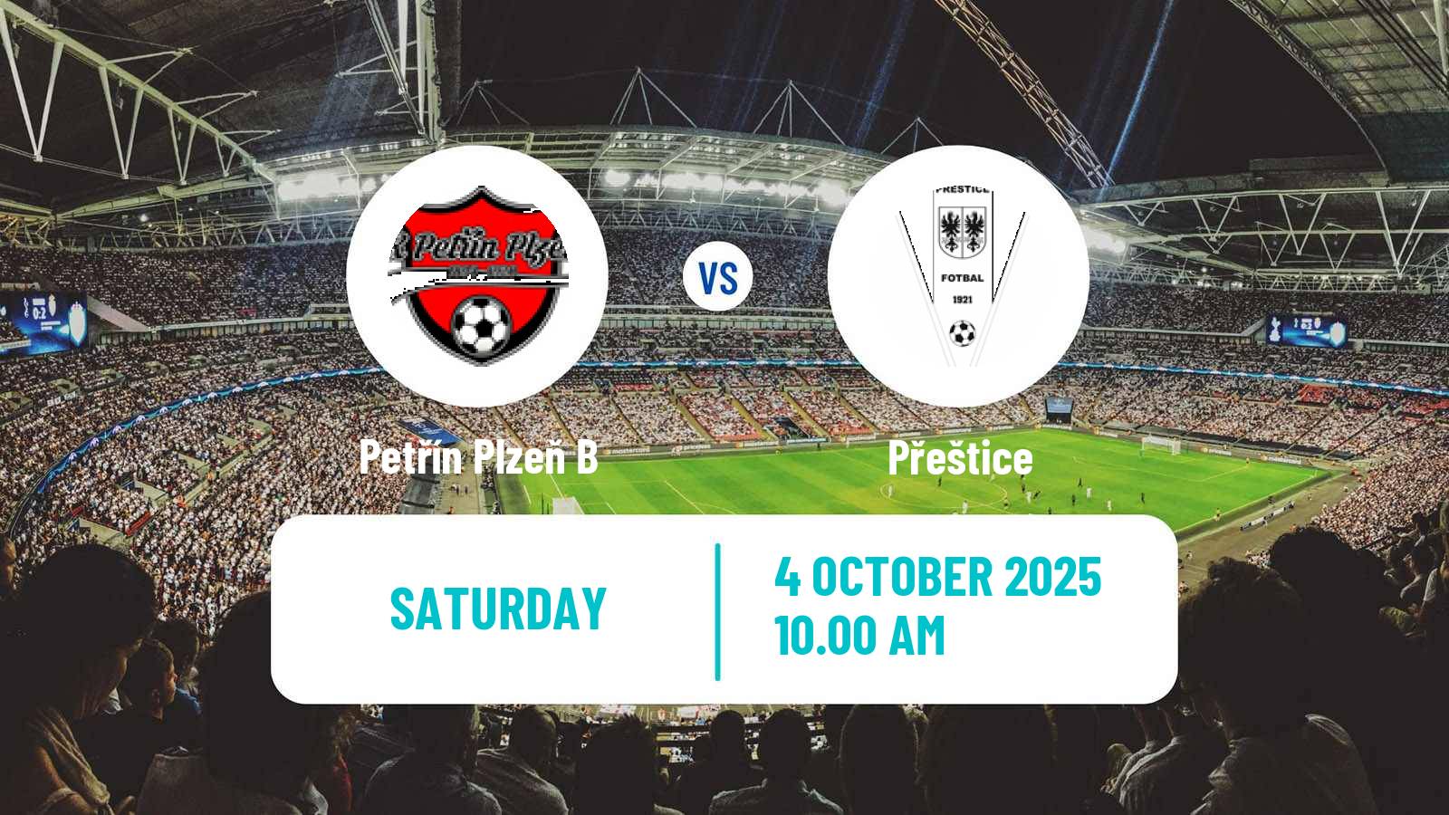 Soccer Czech Division A Petřín Plzeň B - Přeštice