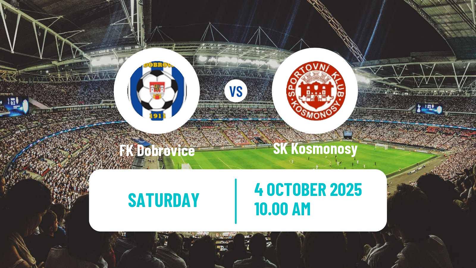 Soccer Czech Division C Dobrovice - Kosmonosy