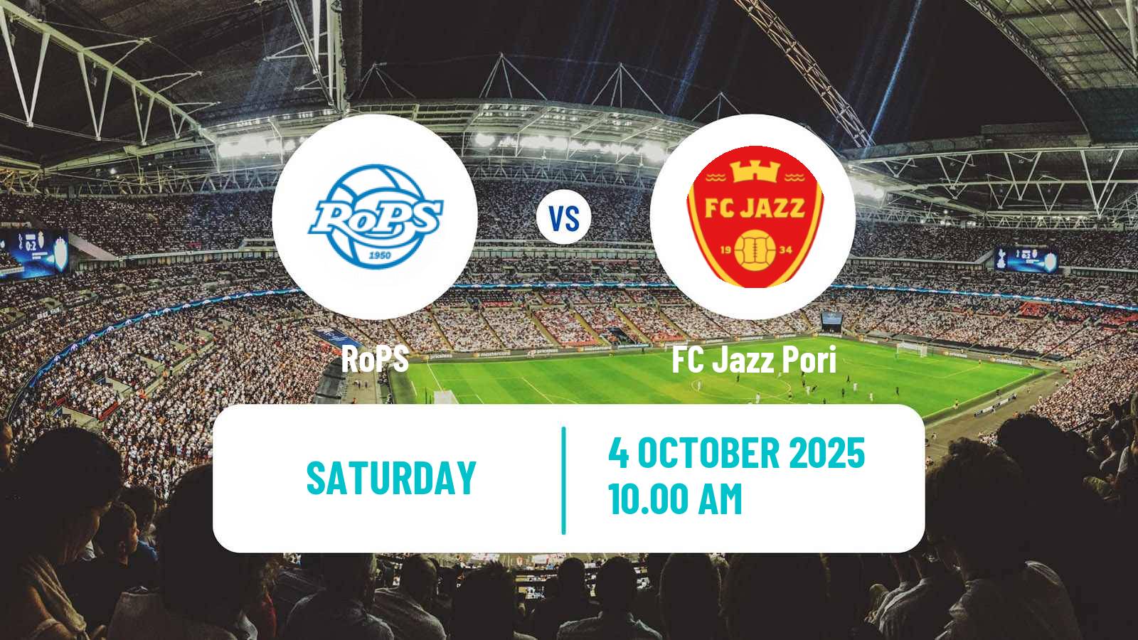 Soccer Finnish Ykkonen RoPS - Jazz Pori