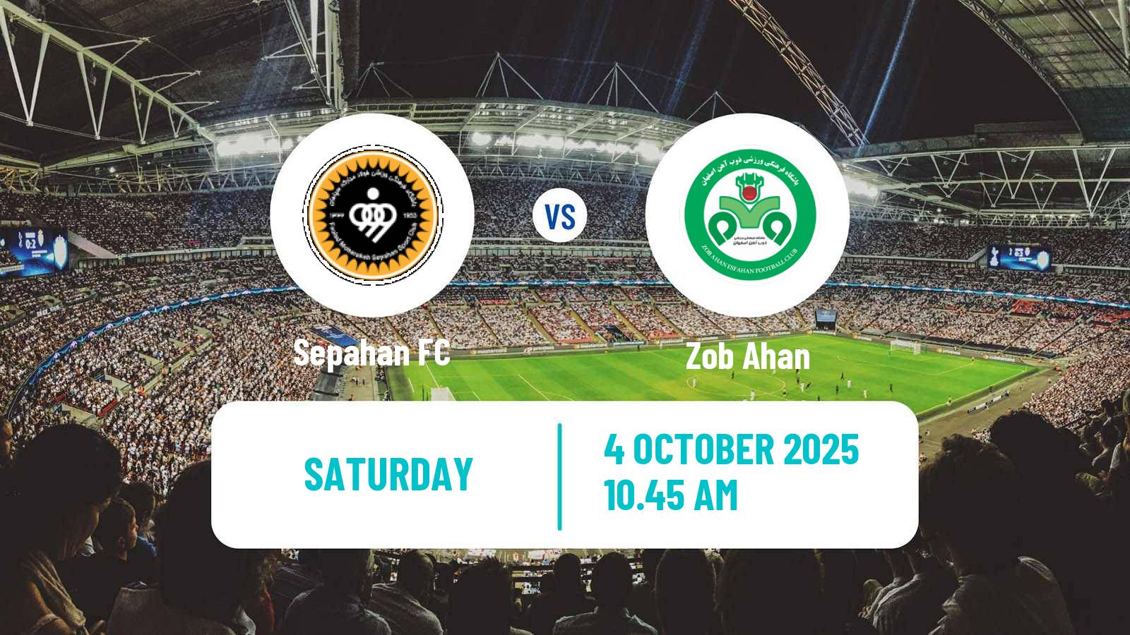 Soccer Iran Pro League Sepahan - Zob Ahan