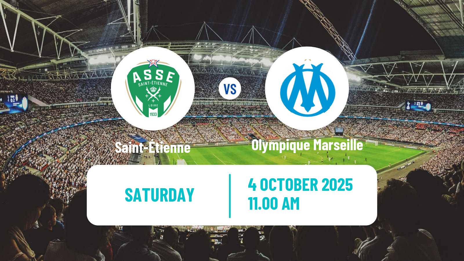 Soccer French Division 1 Women Saint-Étienne - Olympique Marseille