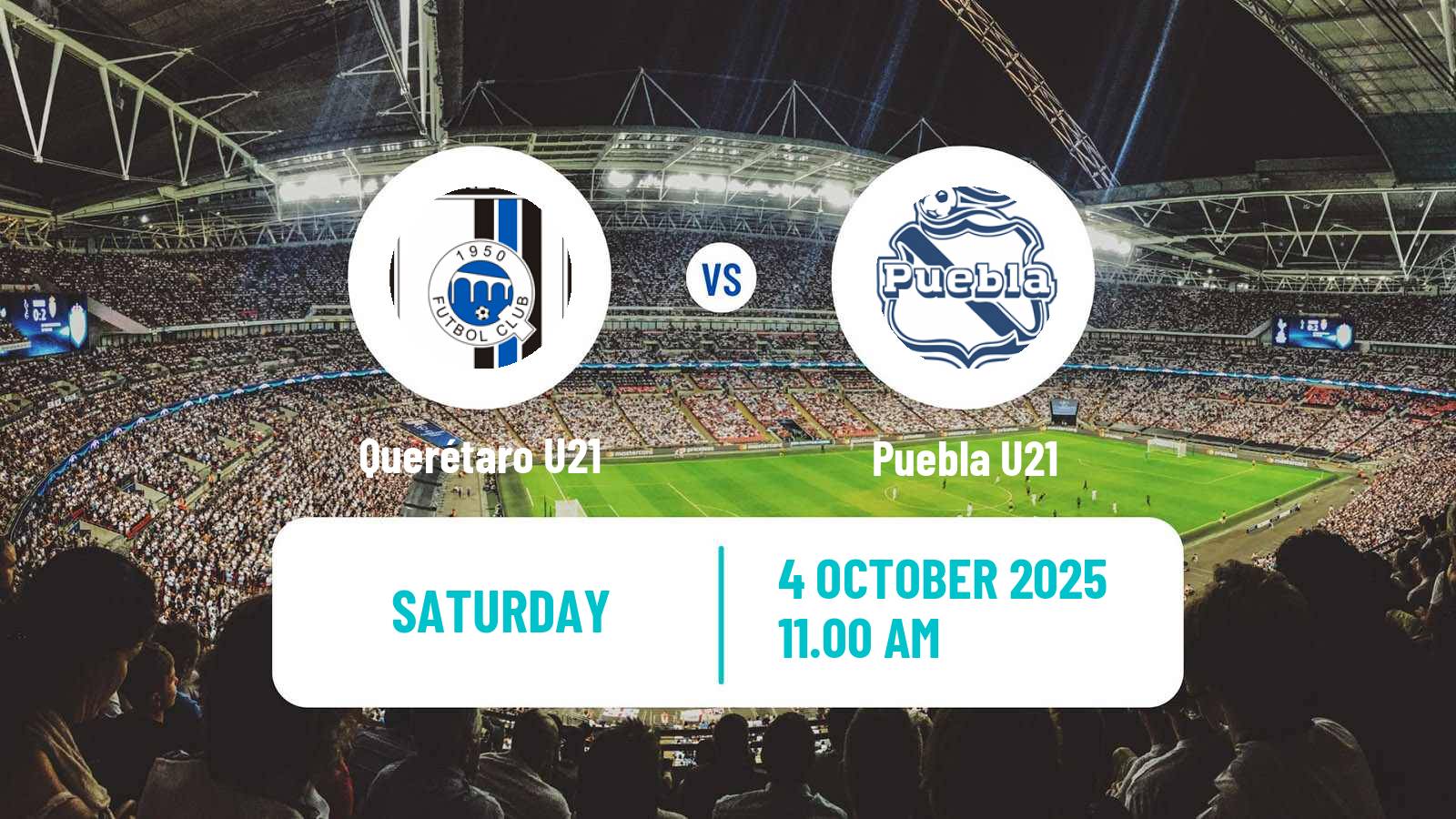 Soccer Mexican Liga MX U23 Querétaro U21 - Puebla U21