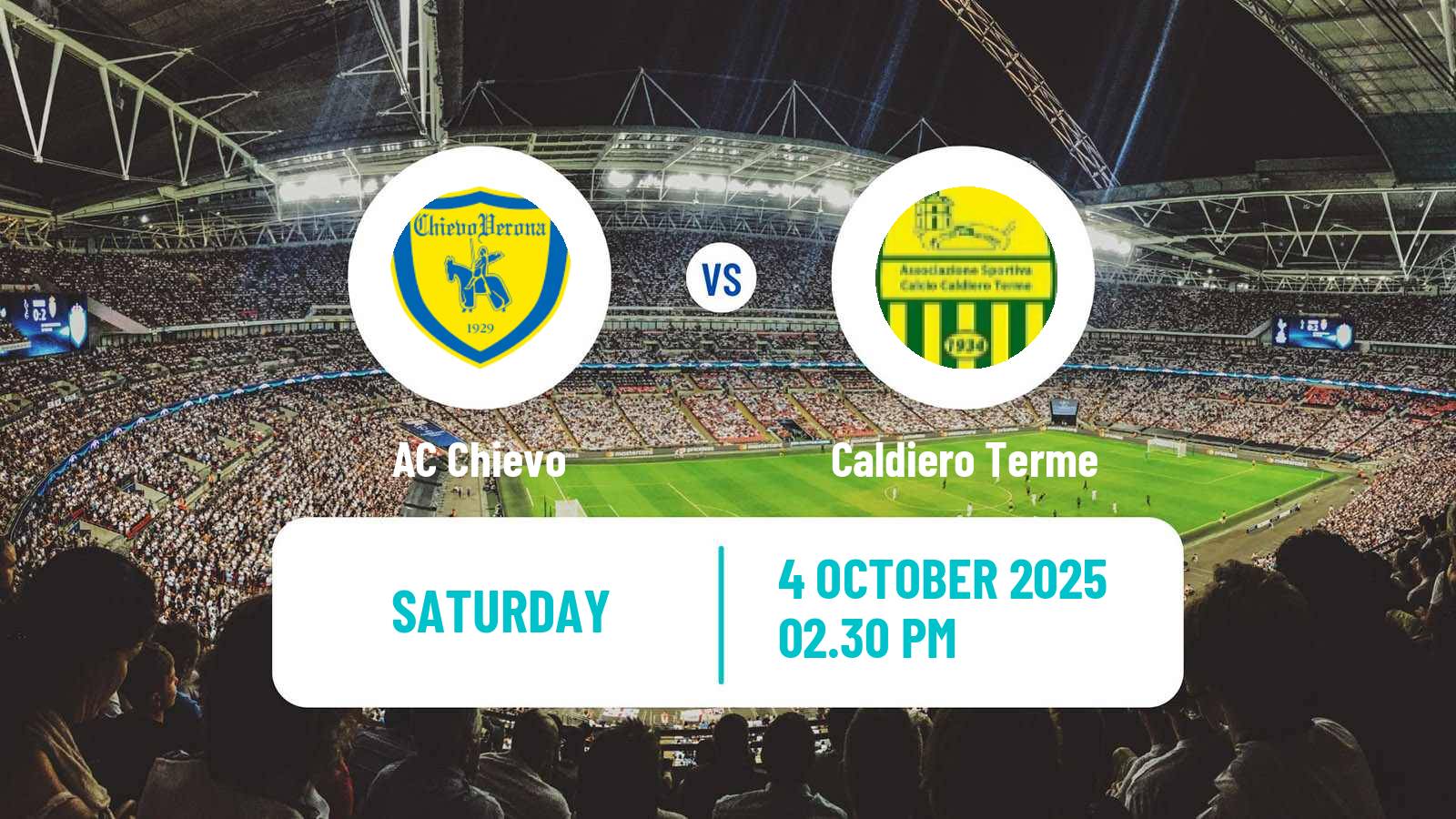 Soccer Italian Serie D - Group B Chievo - Caldiero Terme