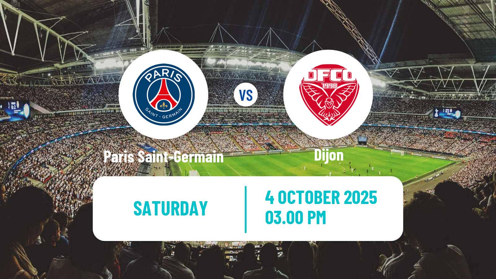 Soccer French Division 1 Women Paris Saint-Germain - Dijon