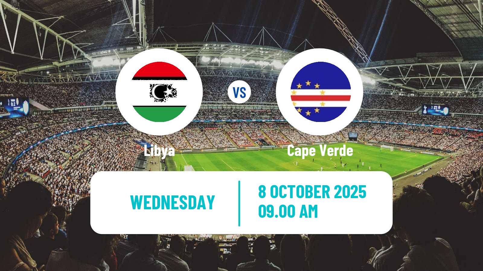 Soccer FIFA World Cup Libya - Cape Verde
