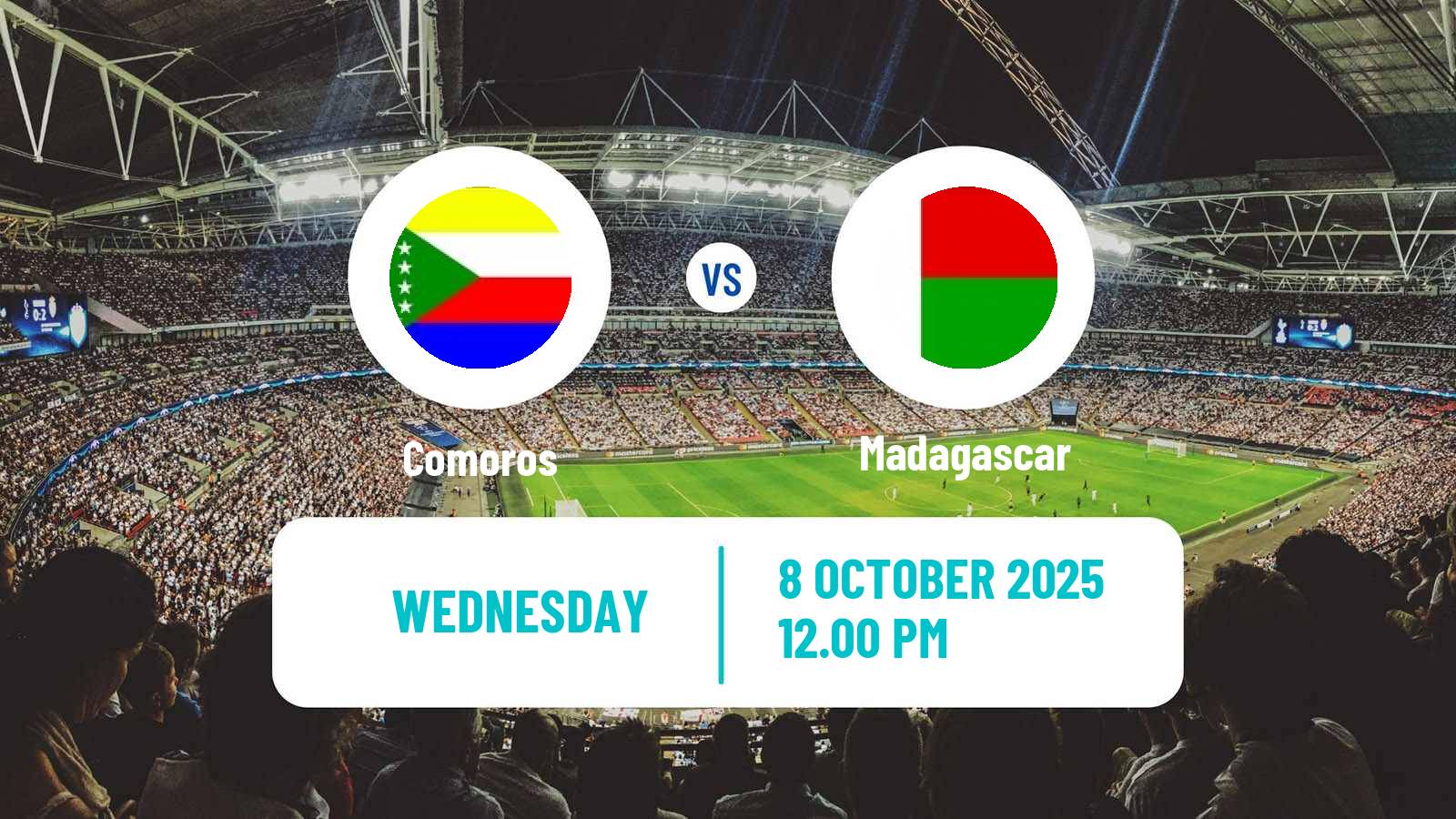 Soccer FIFA World Cup Comoros - Madagascar