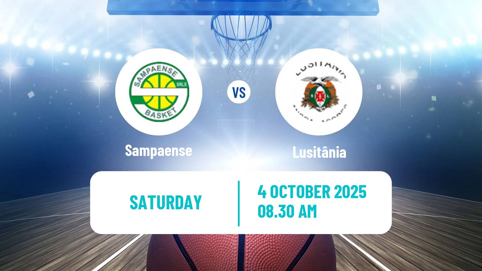 Basketball Portuguese Proliga Basketball Sampaense - Lusitânia