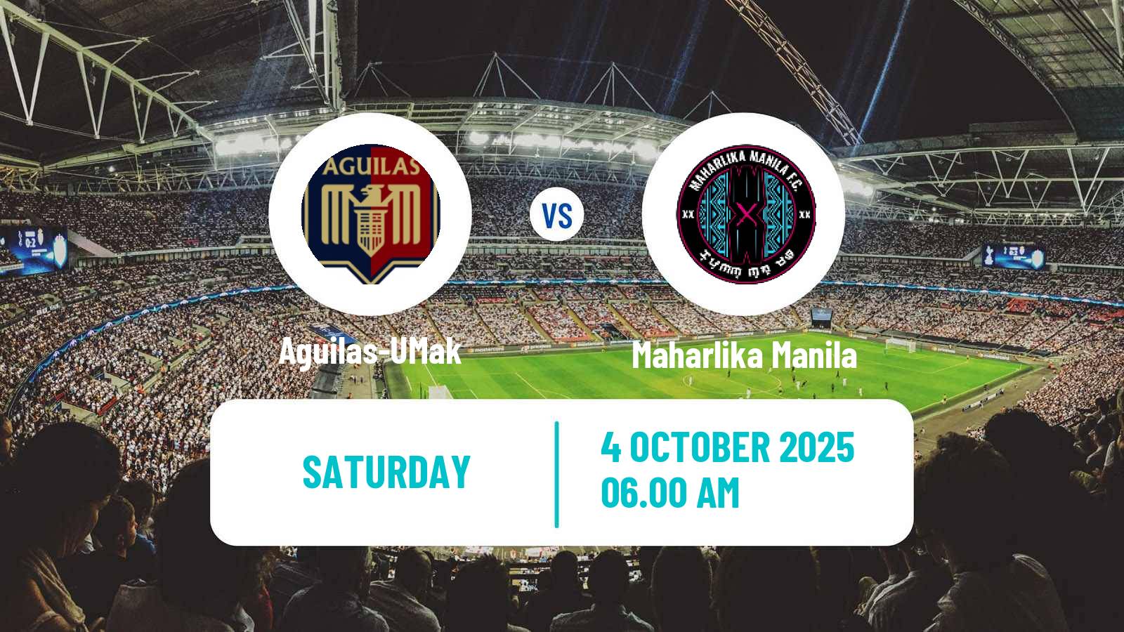 Soccer Philippines PFL Aguilas-UMak - Maharlika Manila