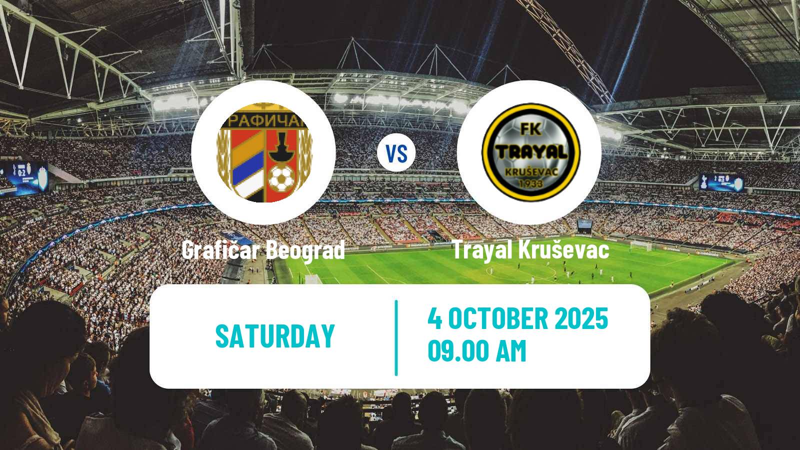 Soccer Serbian Prva Liga Grafičar Beograd - Trayal Kruševac