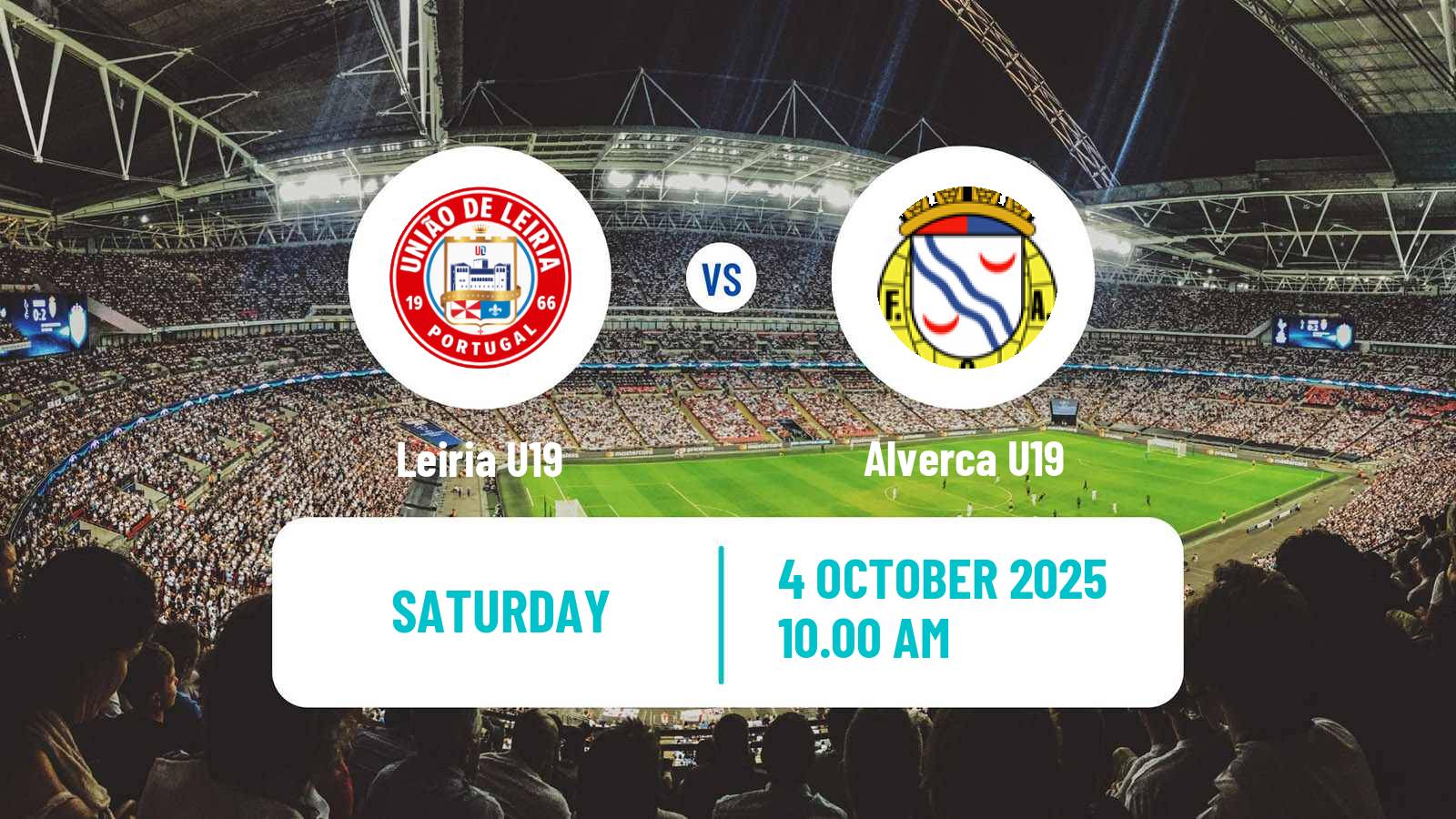 Soccer Portuguese Campeonato Nacional U19 Leiria U19 - Alverca U19