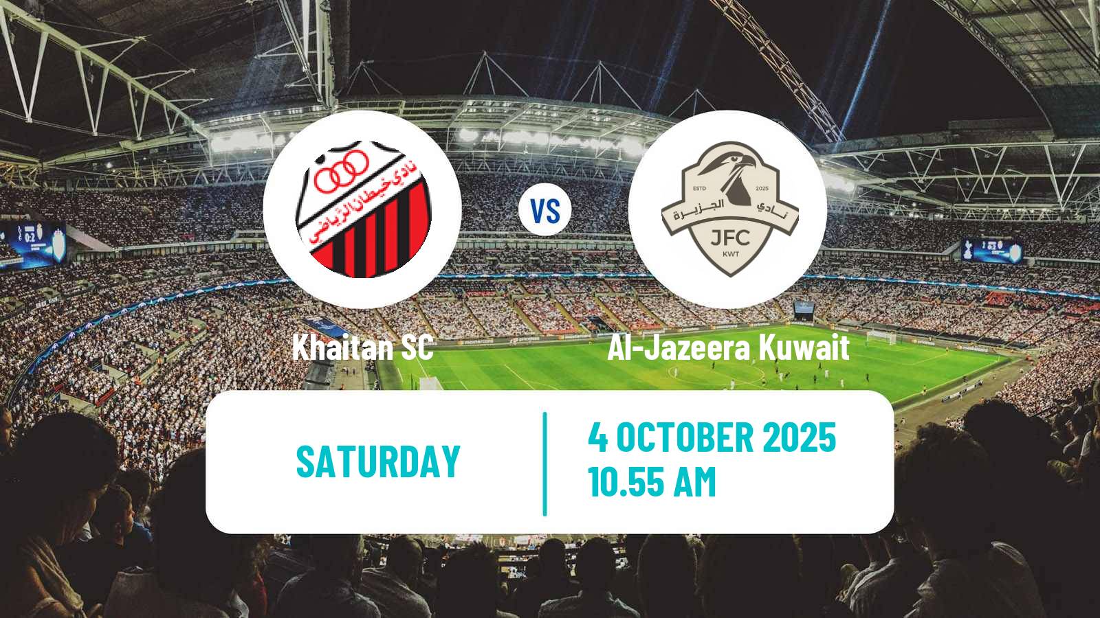 Soccer Kuwaiti Division 1 Khaitan - Al-Jazeera Kuwait