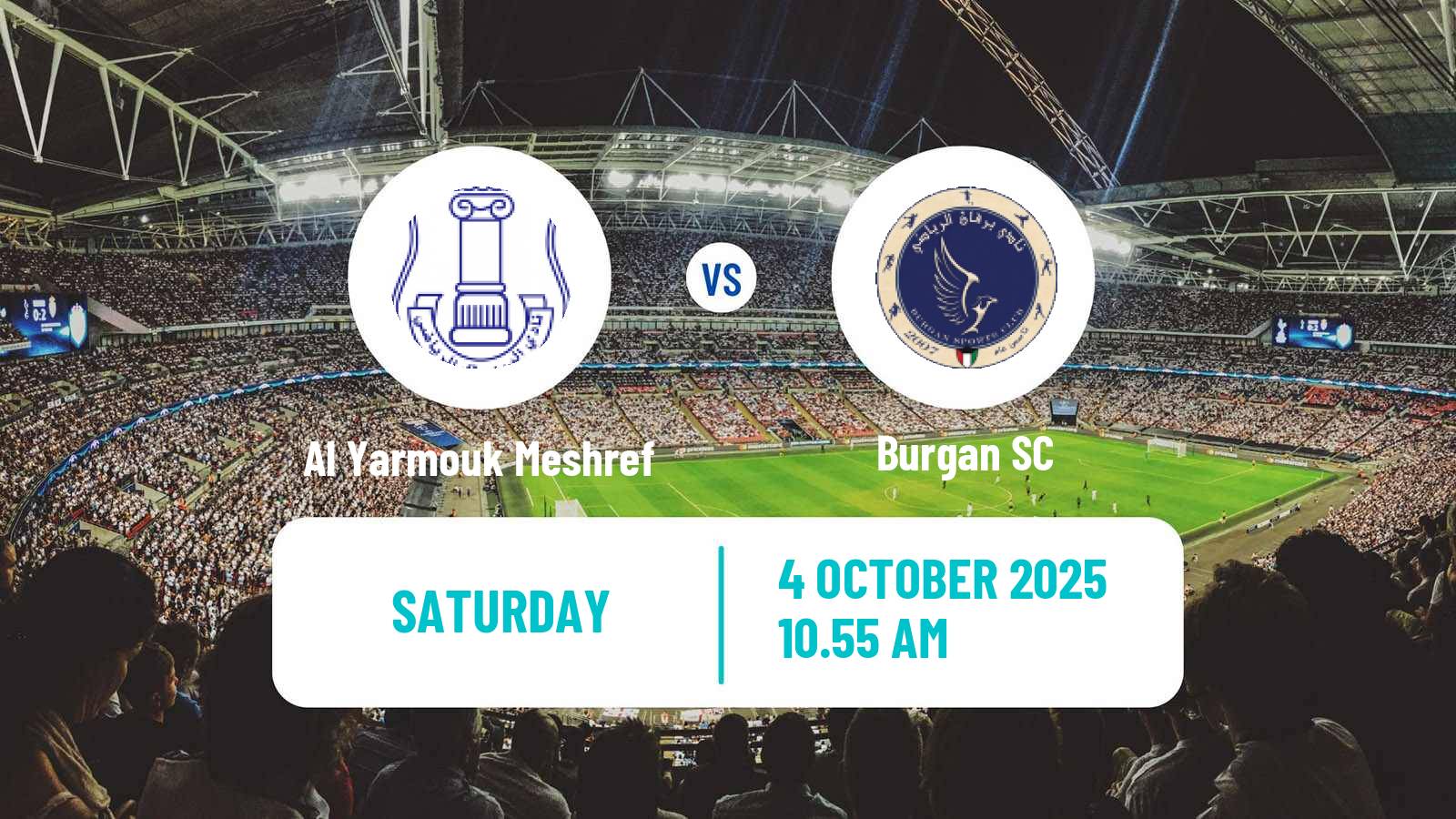 Soccer Kuwaiti Division 1 Al Yarmouk Meshref - Burgan