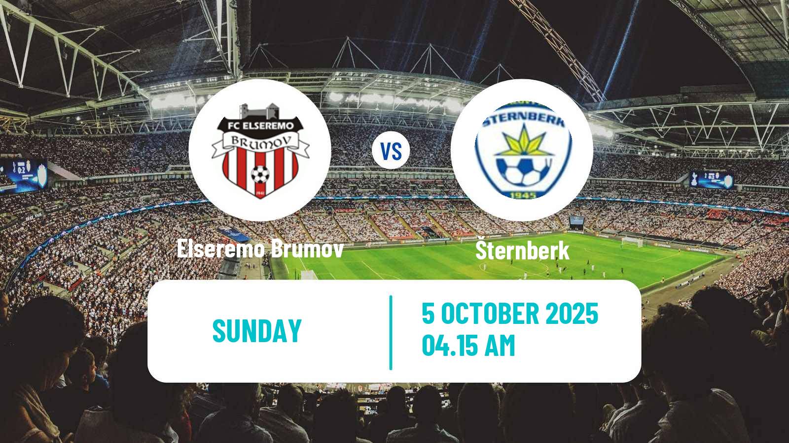 Soccer Czech Division E Elseremo Brumov - Šternberk