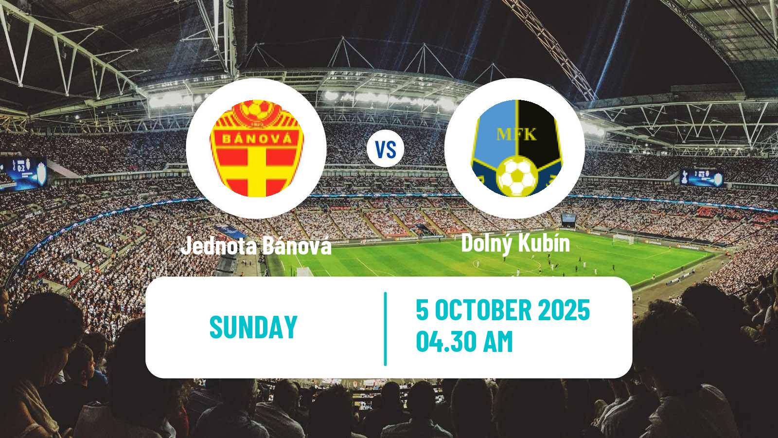 Soccer Slovak 3 Liga Central Jednota Bánová - Dolný Kubín