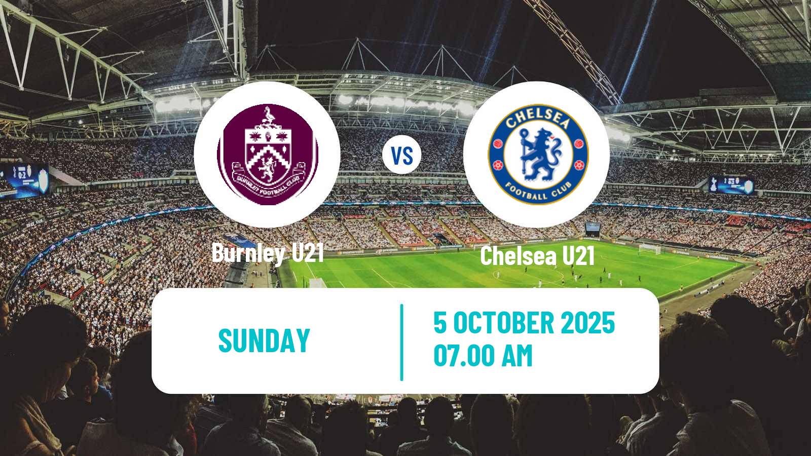 Soccer English Premier League 2 Burnley U21 - Chelsea U21