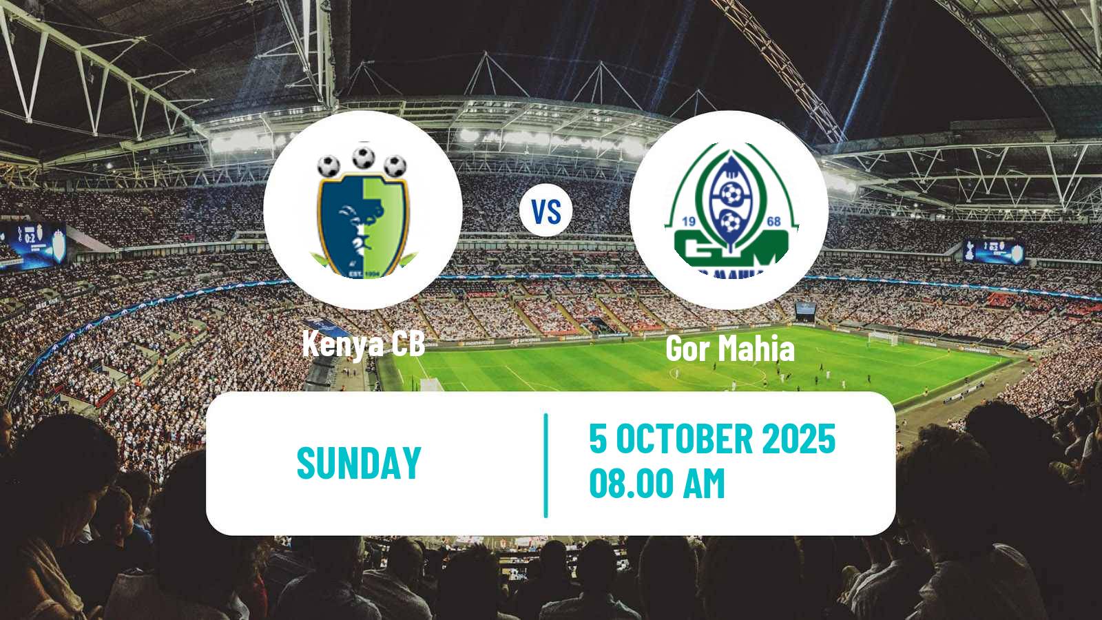 Soccer Kenyan Premier League Kenya CB - Gor Mahia