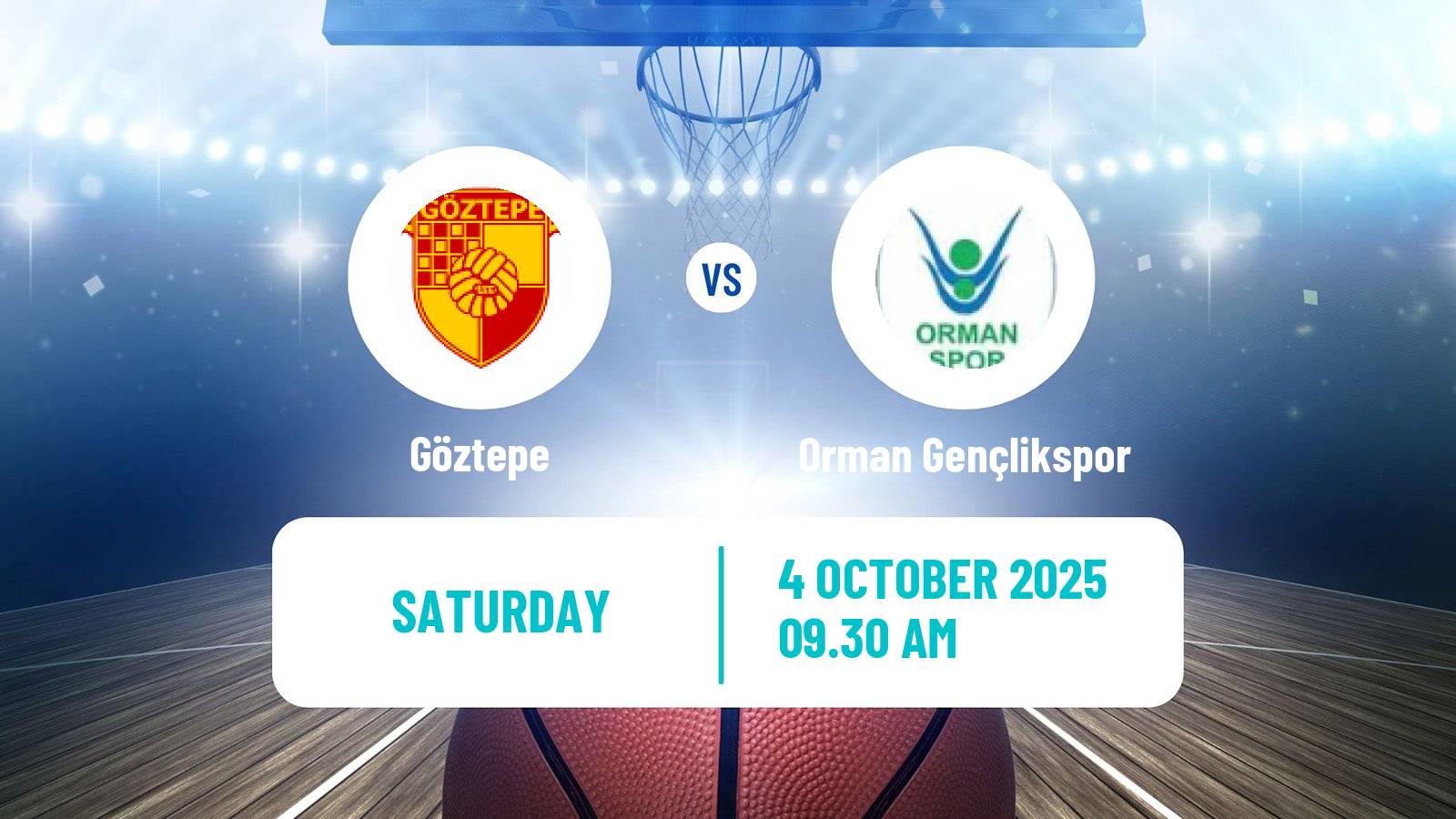 Basketball Turkish TBL Göztepe - Orman Gençlikspor