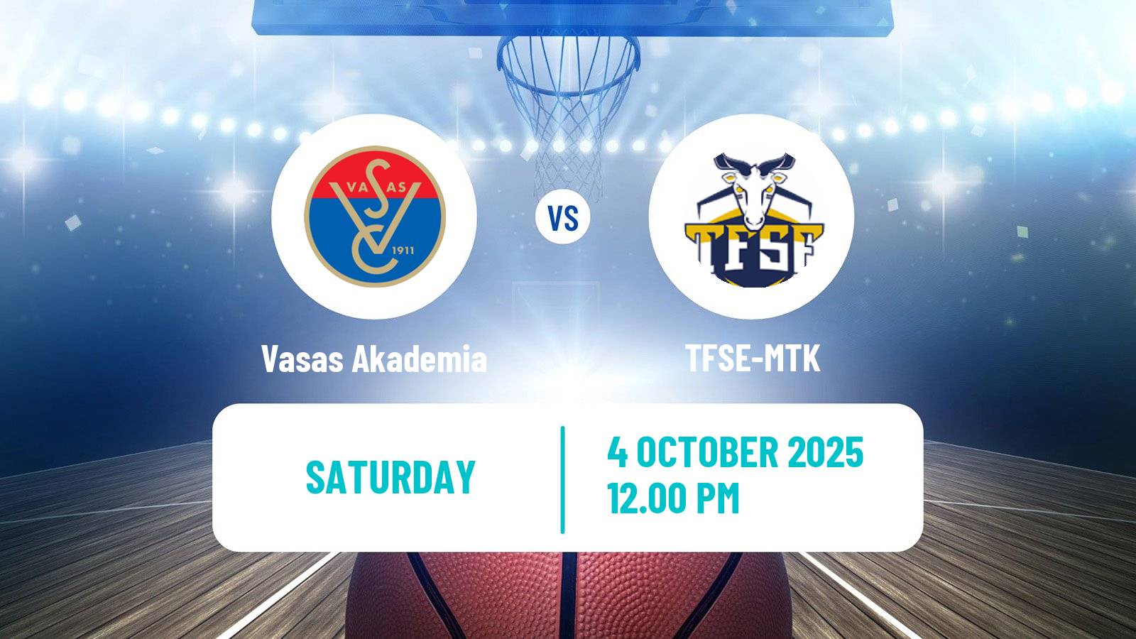 Basketball Hungarian NB I Basketball Women Vasas Akademia - TFSE-MTK