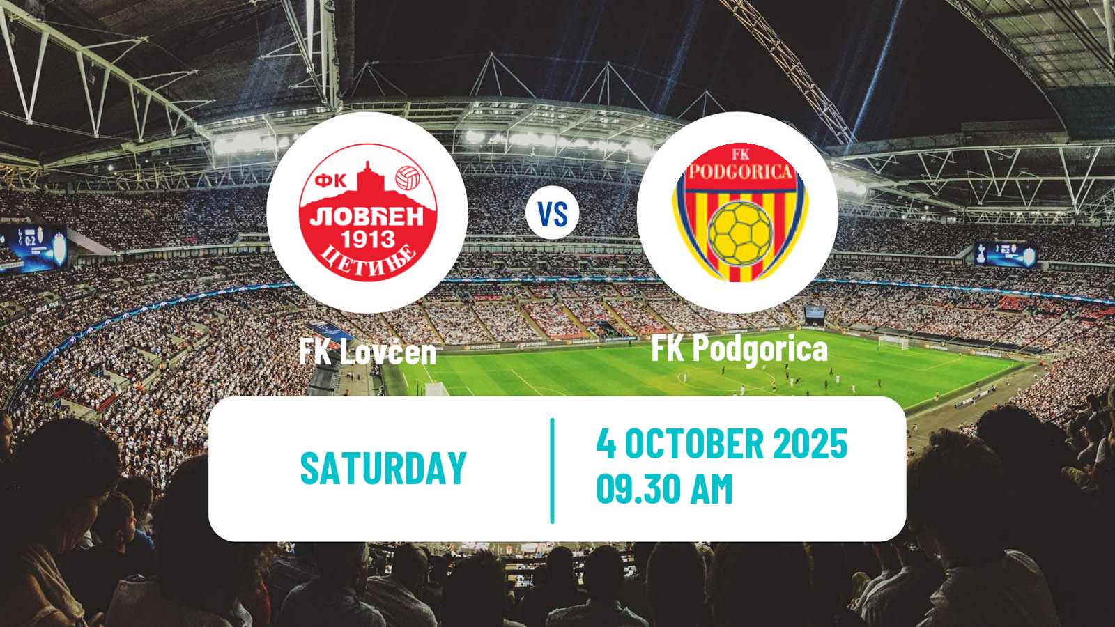 Soccer Montenegrin Druga Liga Lovćen - Podgorica