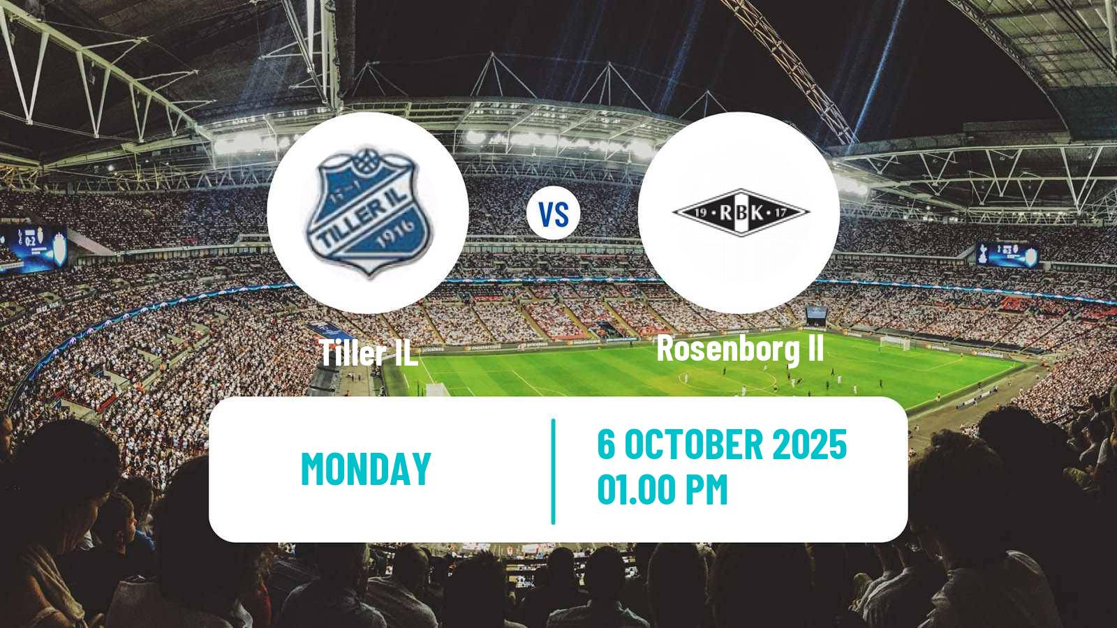 Soccer Norwegian Division 3 - Group 2 Tiller - Rosenborg II