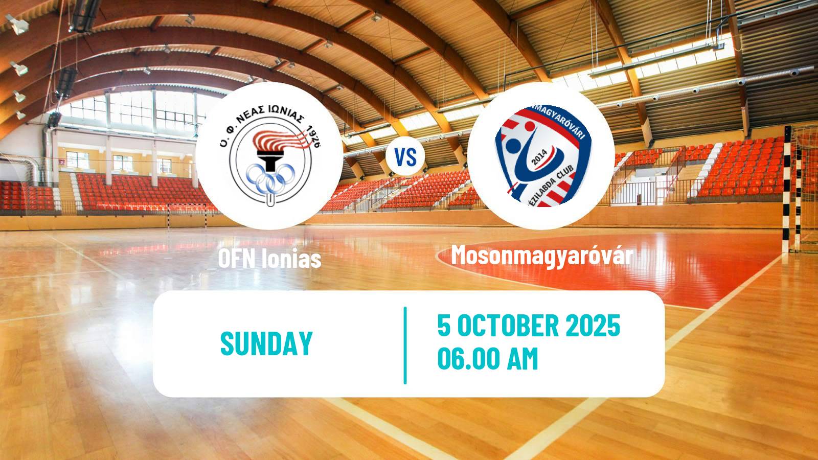 Handball EHF European League Women OFN Ionias - Mosonmagyaróvár