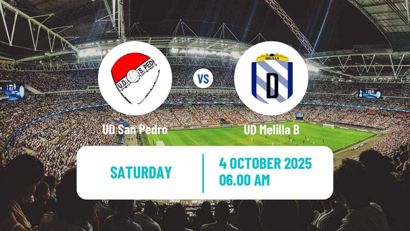 Soccer Spanish Tercera RFEF - Group 9 UD San Pedro - Melilla B