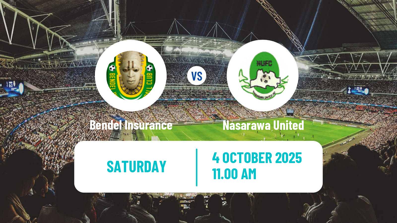 Soccer Nigerian Premier League Bendel Insurance - Nasarawa United