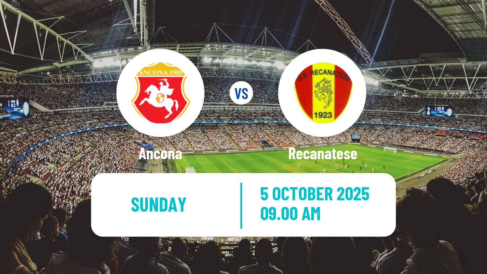 Soccer Italian Serie D - Group F Ancona - Recanatese