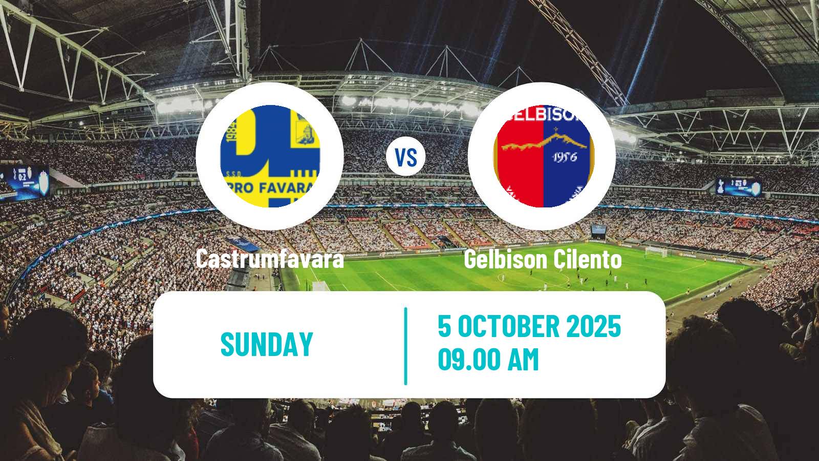 Soccer Italian Serie D - Group I Castrumfavara - Gelbison Cilento
