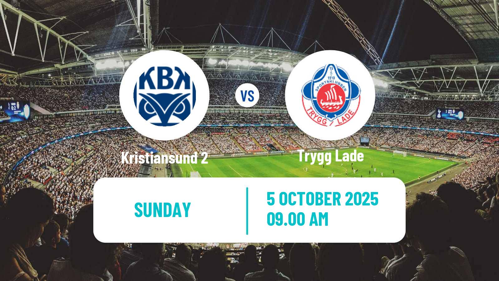 Soccer Norwegian Division 3 - Group 2 Kristiansund 2 - Trygg Lade
