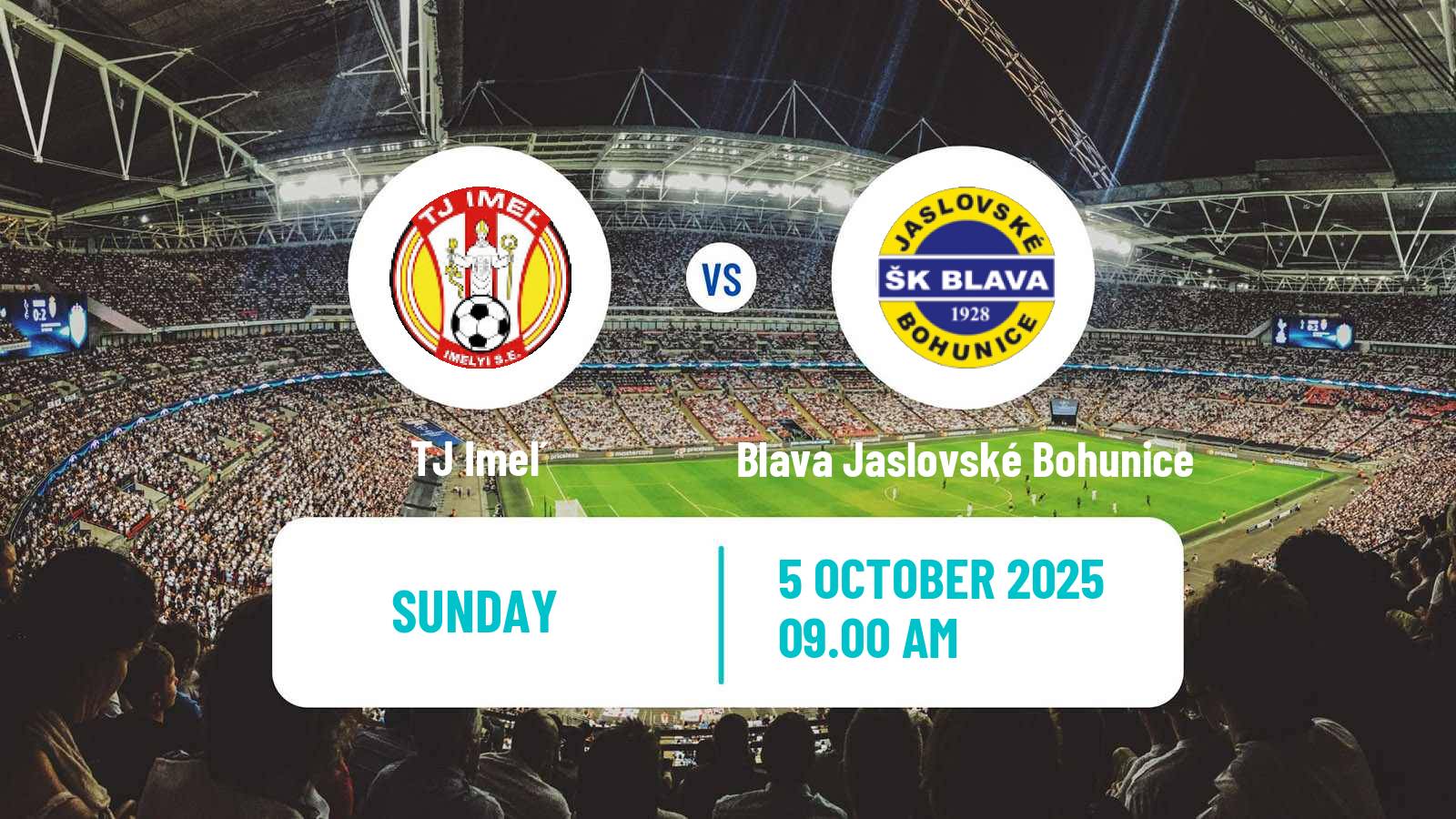 Soccer Slovak 4 Liga West Imeľ - Blava Jaslovské Bohunice