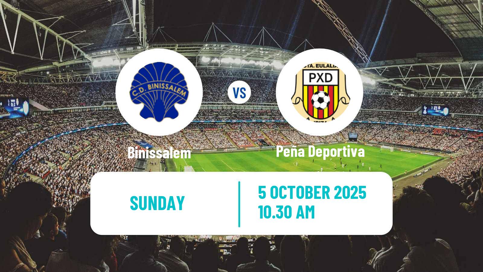 Soccer Spanish Tercera RFEF - Group 11 Binissalem - Peña Deportiva