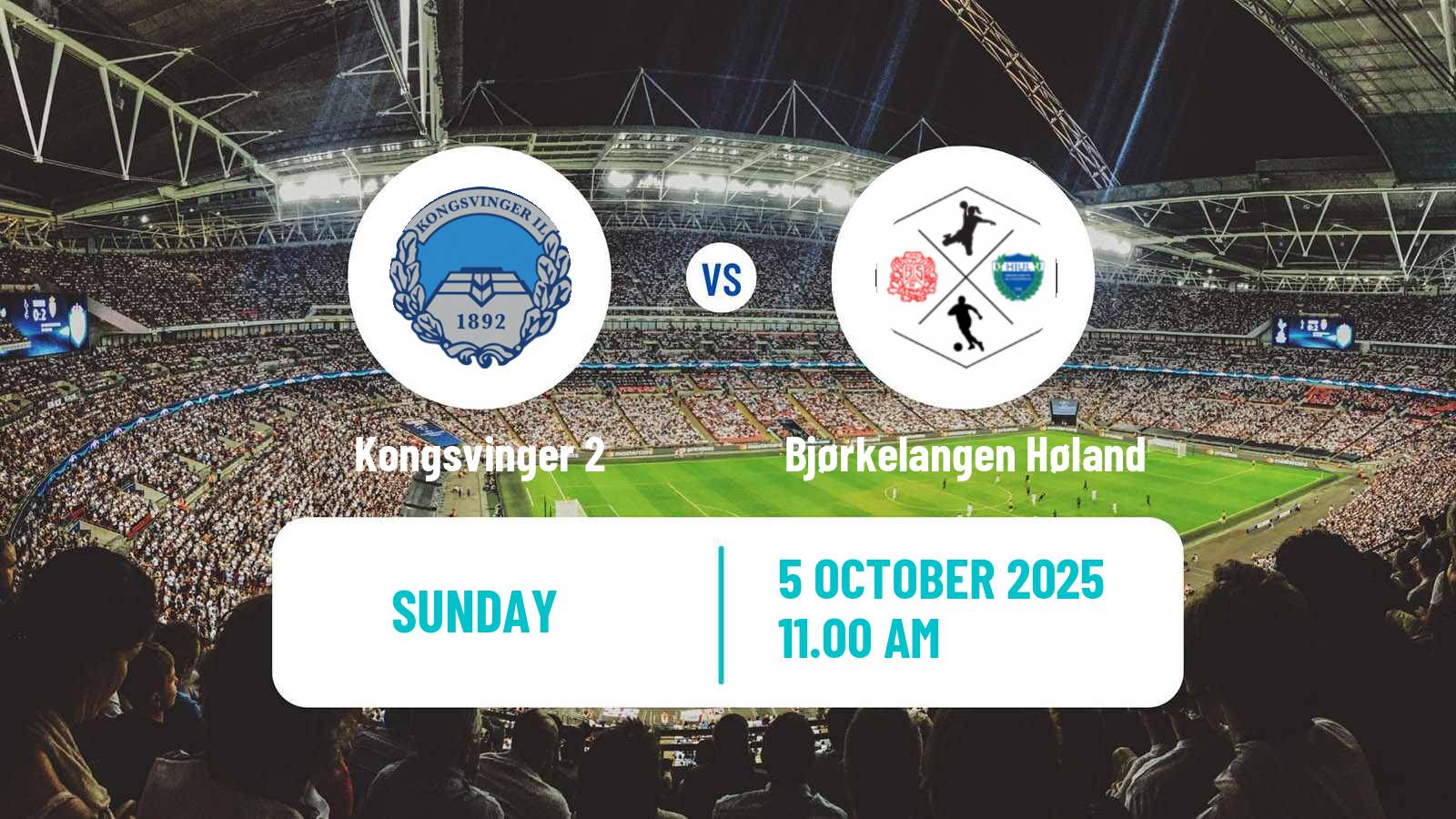 Soccer Norwegian Division 3 - Group 3 Kongsvinger 2 - Bjørkelangen Høland