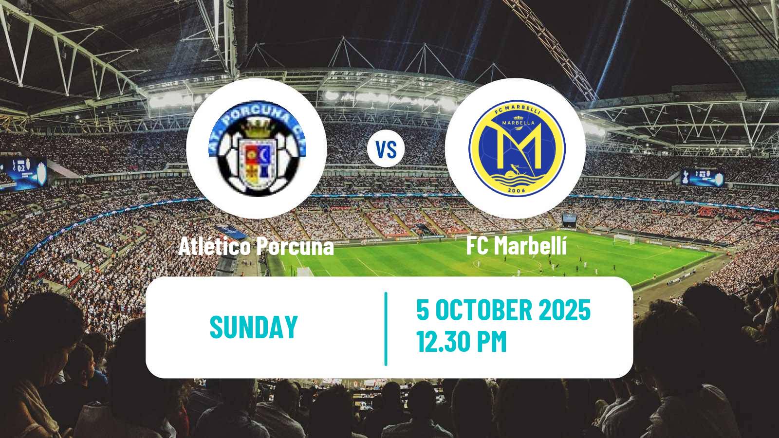 Soccer Spanish Tercera RFEF - Group 9 Atlético Porcuna - Marbellí