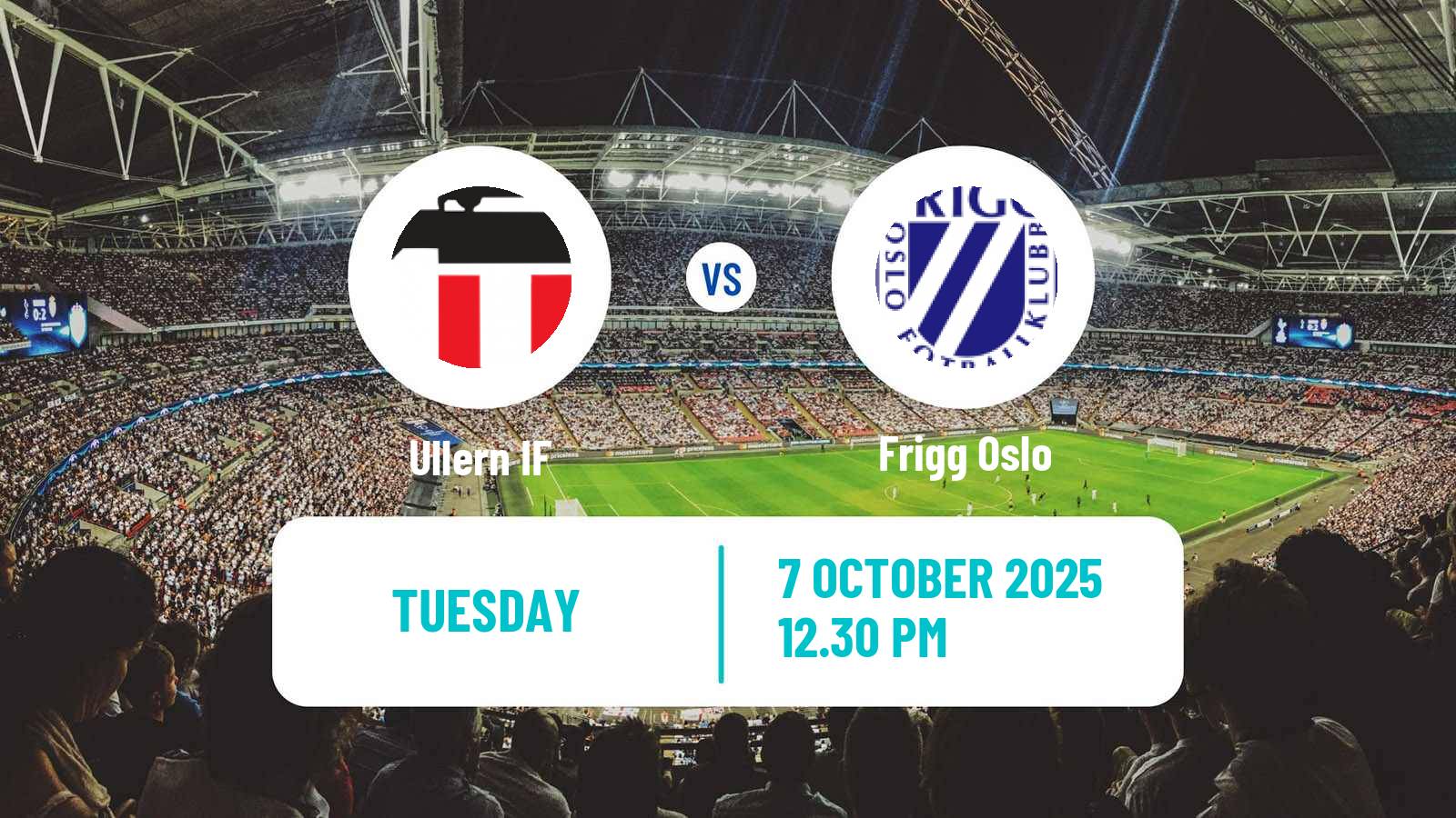 Soccer Norwegian Division 3 - Group 1 Ullern - Frigg Oslo