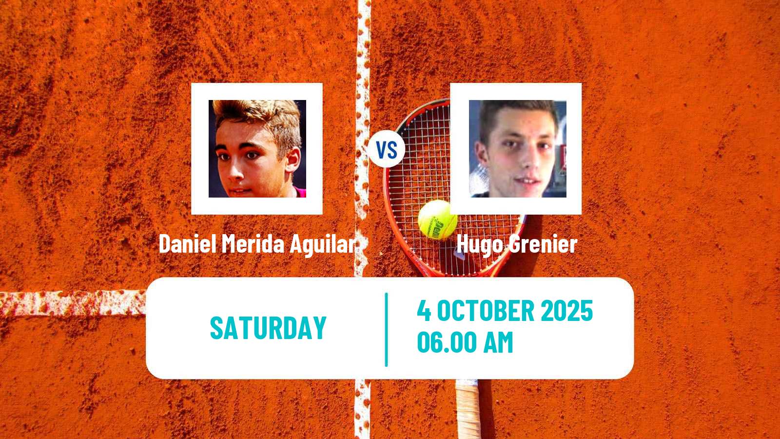 Tennis Villena Challenger Men Daniel Merida Aguilar - Hugo Grenier
