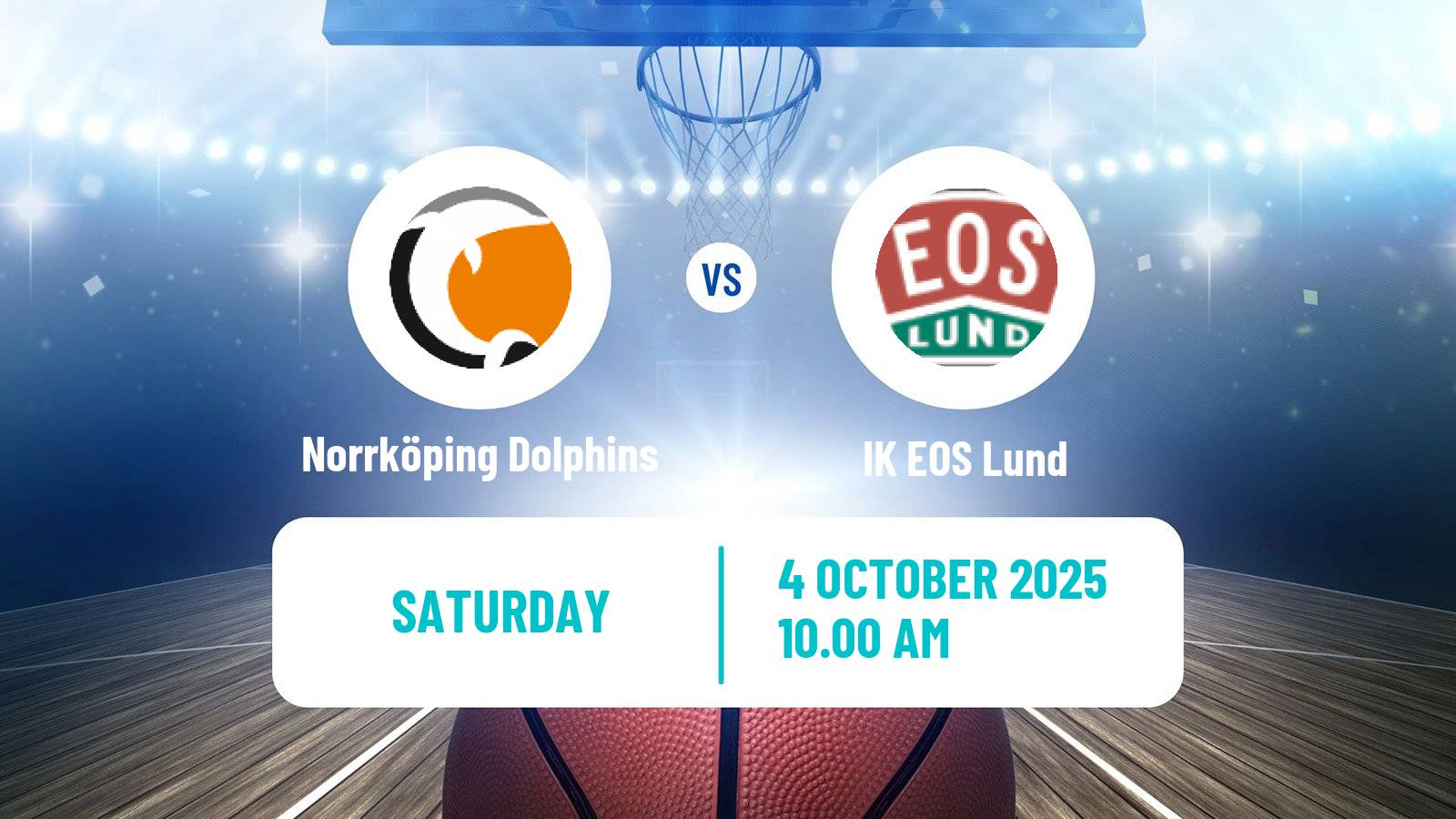 Basketball Swedish Basketligan Women Norrköping Dolphins - IK EOS Lund