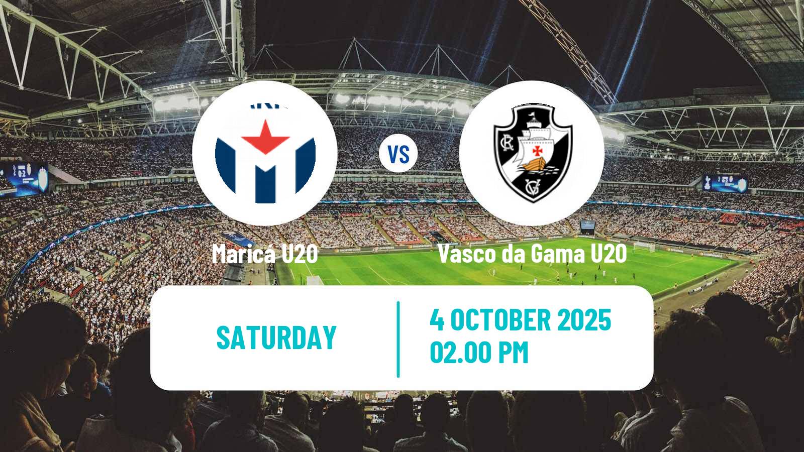 Soccer Brazilian Carioca U20 Maricá U20 - Vasco da Gama U20
