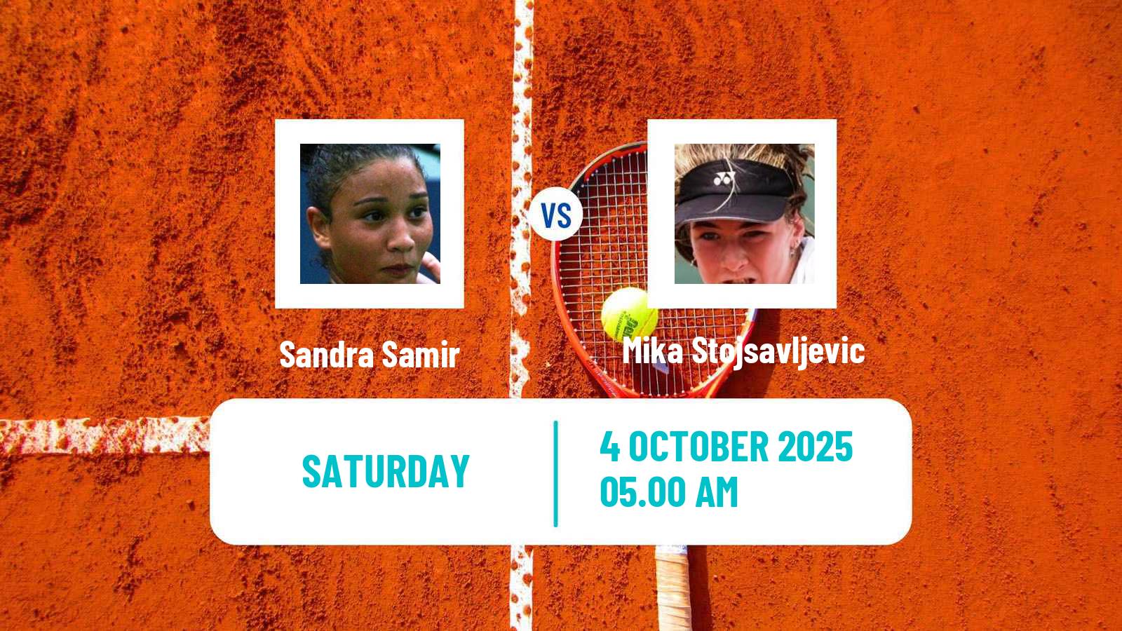 Tennis ITF W35 Monastir 6 Women Sandra Samir - Mika Stojsavljevic