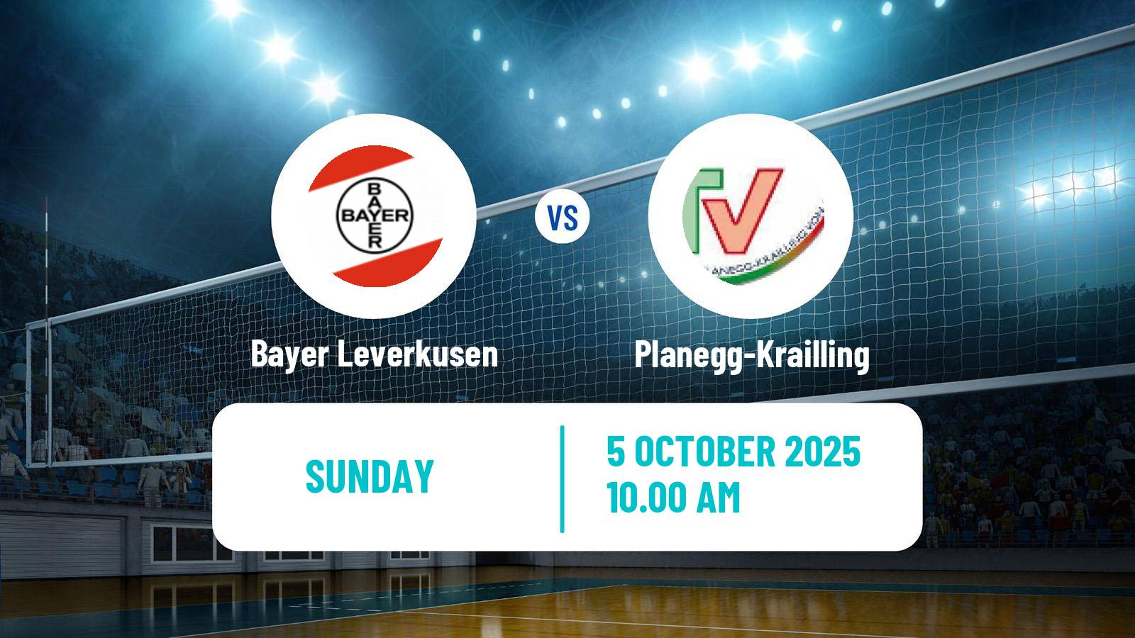 Volleyball German 2 Bundesliga Pro Volleyball Women Bayer Leverkusen - Planegg-Krailling