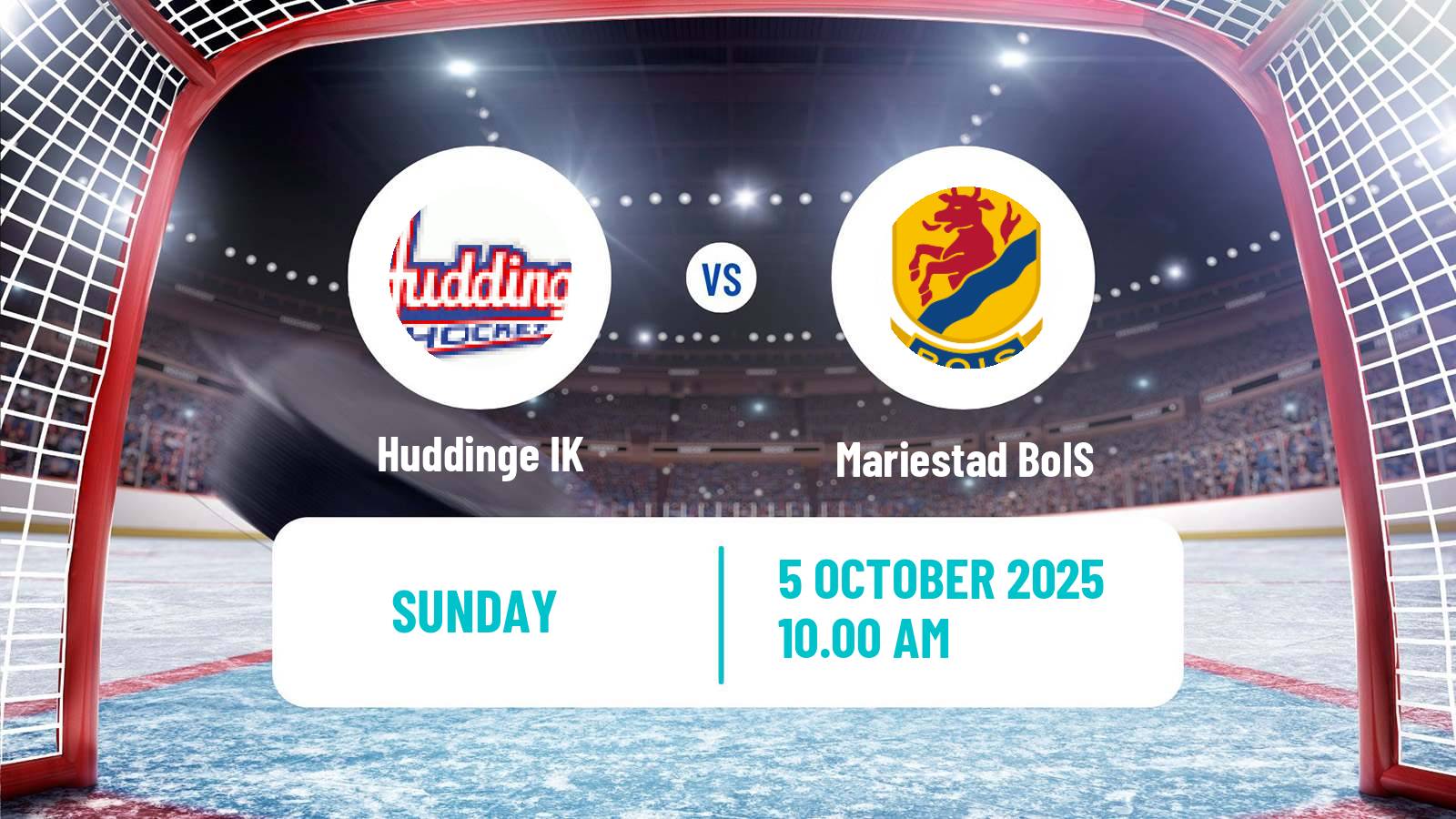 Hockey Swedish HockeyEttan Sodra Huddinge - Mariestad BoIS