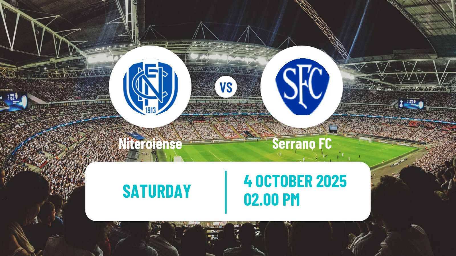 Soccer Brazilian Carioca B1 Niteroiense - Serrano FC