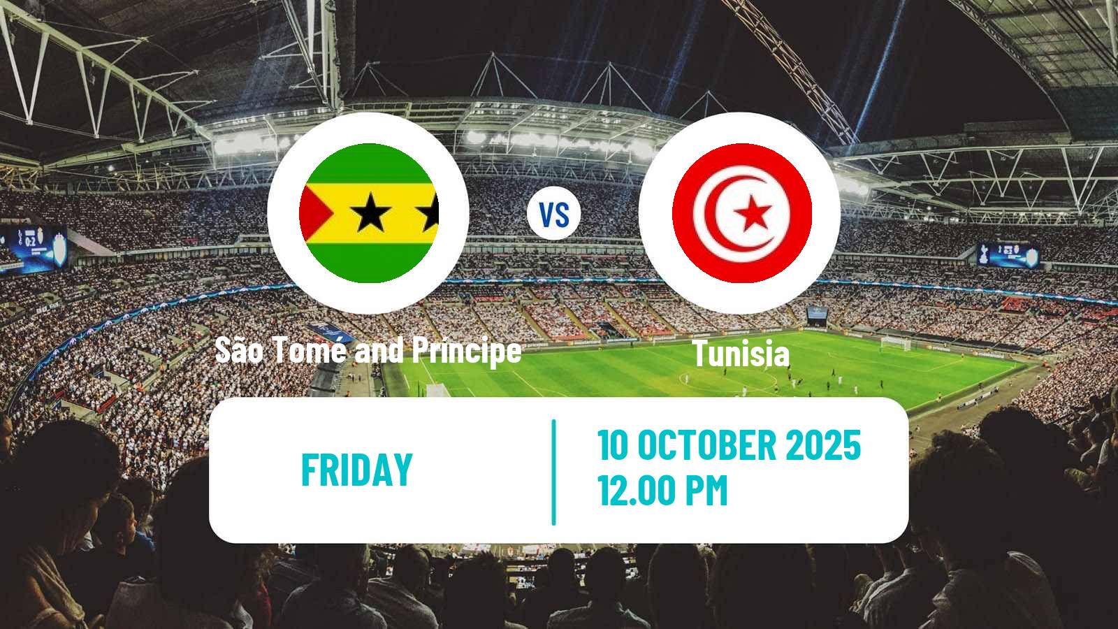 Soccer FIFA World Cup São Tomé and Príncipe - Tunisia