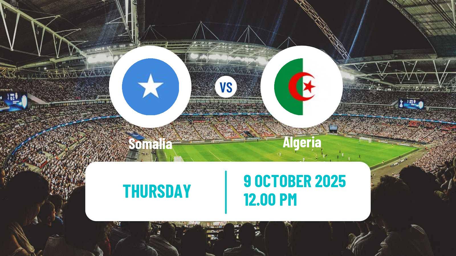 Soccer FIFA World Cup Somalia - Algeria