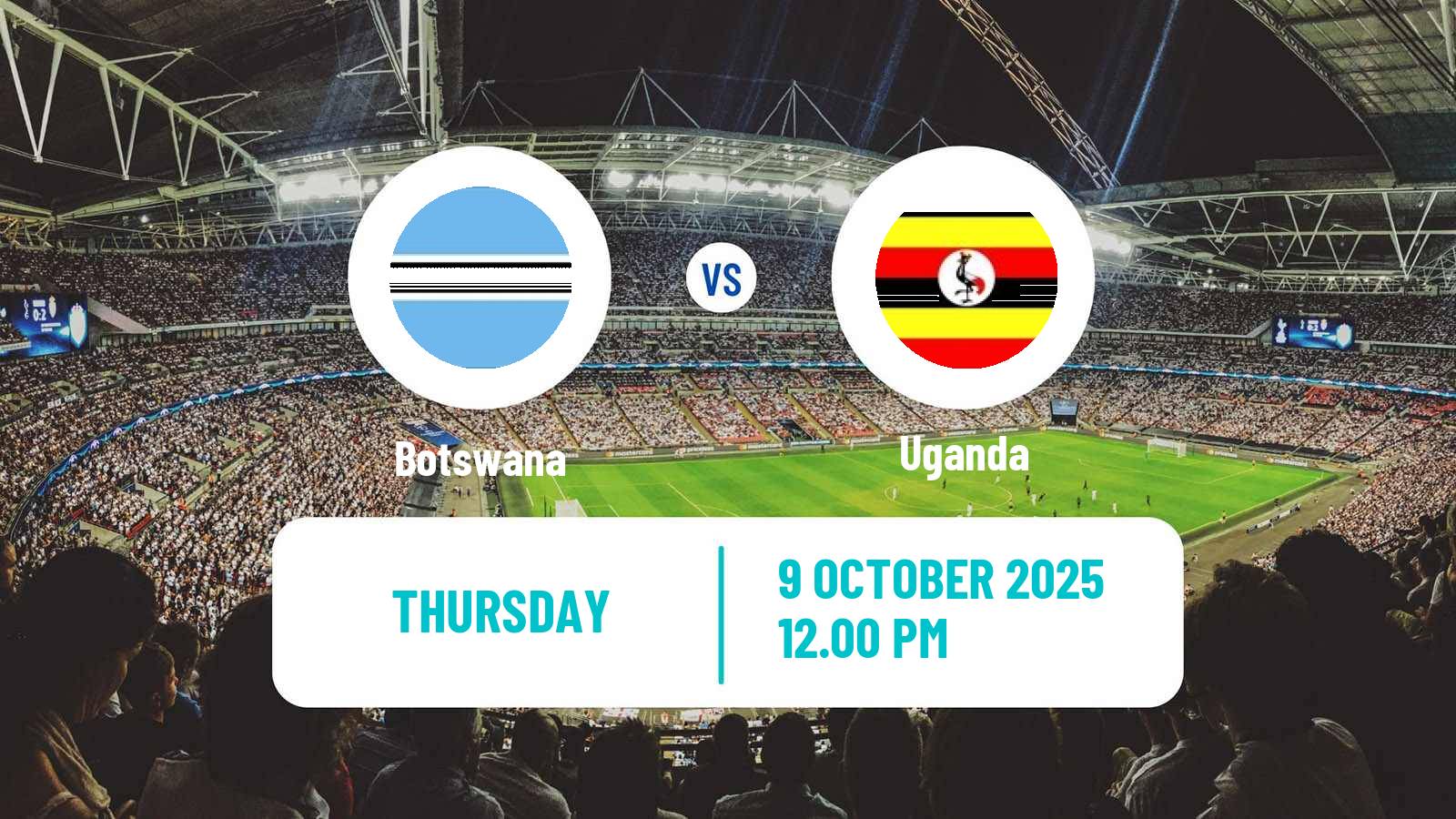 Soccer FIFA World Cup Botswana - Uganda