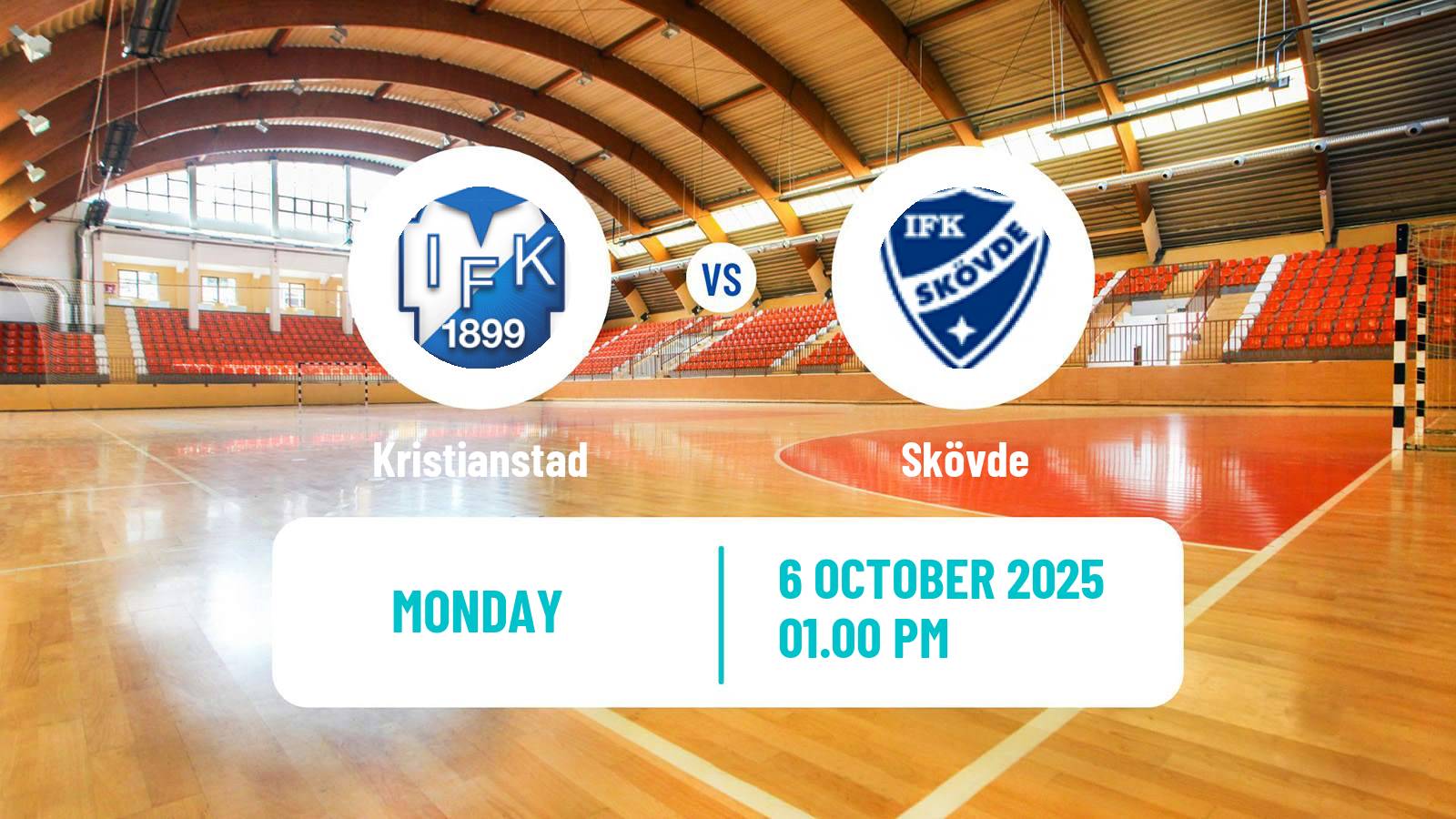 Handball Swedish Elitserien Handball Kristianstad - Skövde