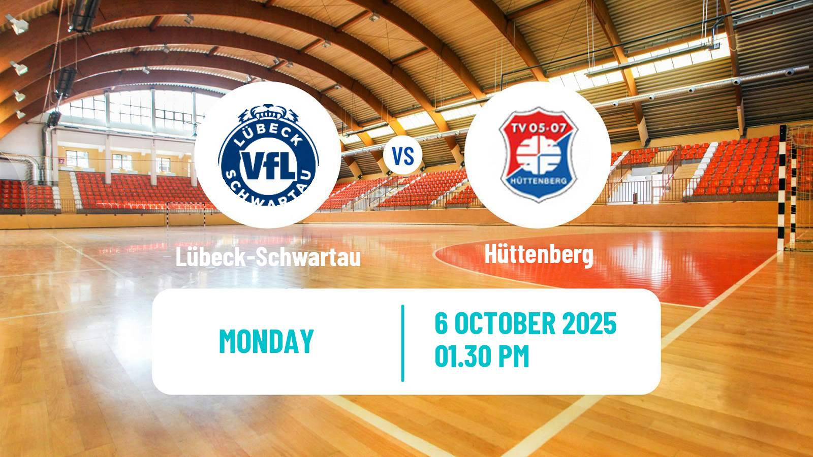 Handball German 2 Bundesliga Handball Lübeck-Schwartau - Hüttenberg