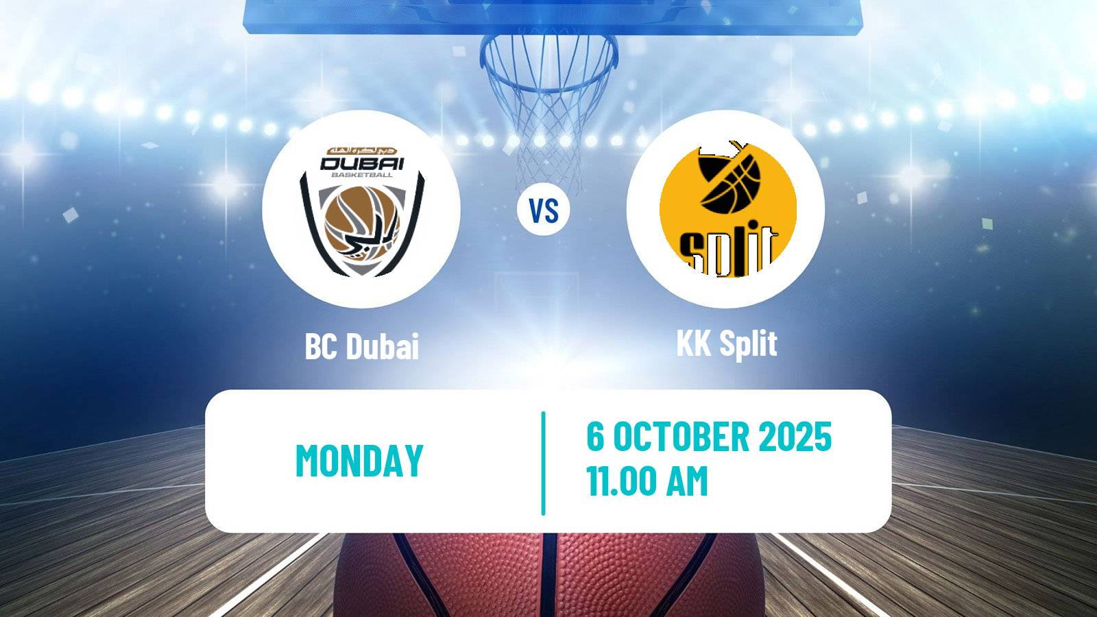 Basketball Adriatic League Dubai - KK Split