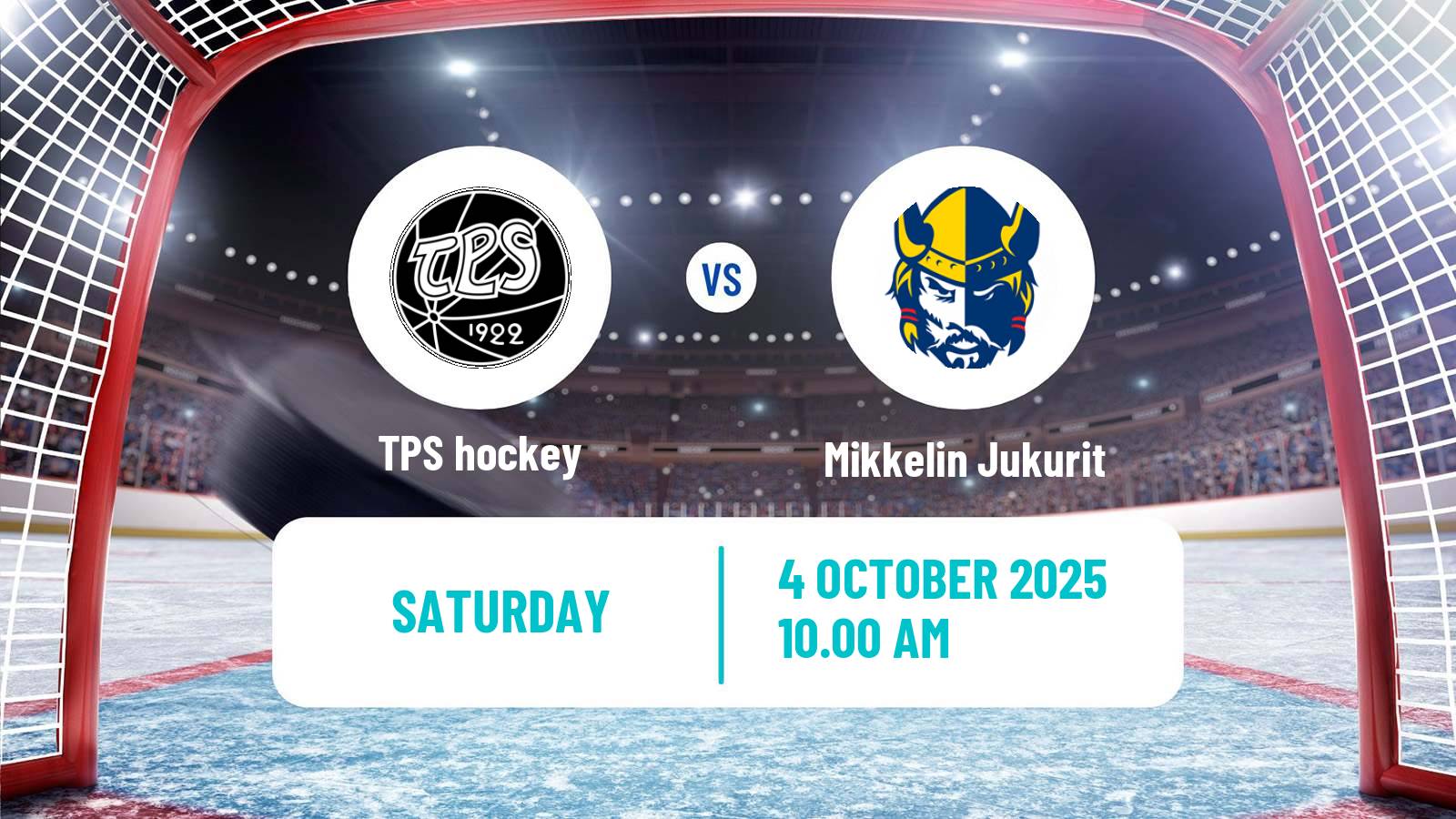 Hockey Finnish SM-liiga TPS - Mikkelin Jukurit